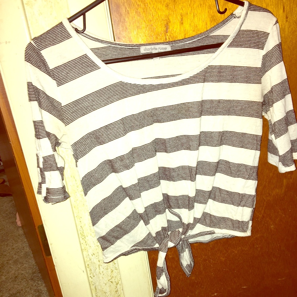 Charlotte Russe shirt with tie